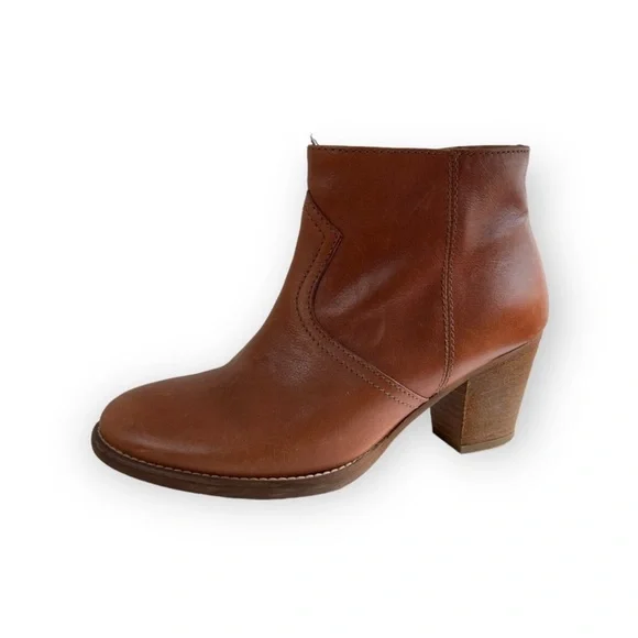 Madewell Leather Winston Ankle Booties Size 7.5 - Picture 5 of 9